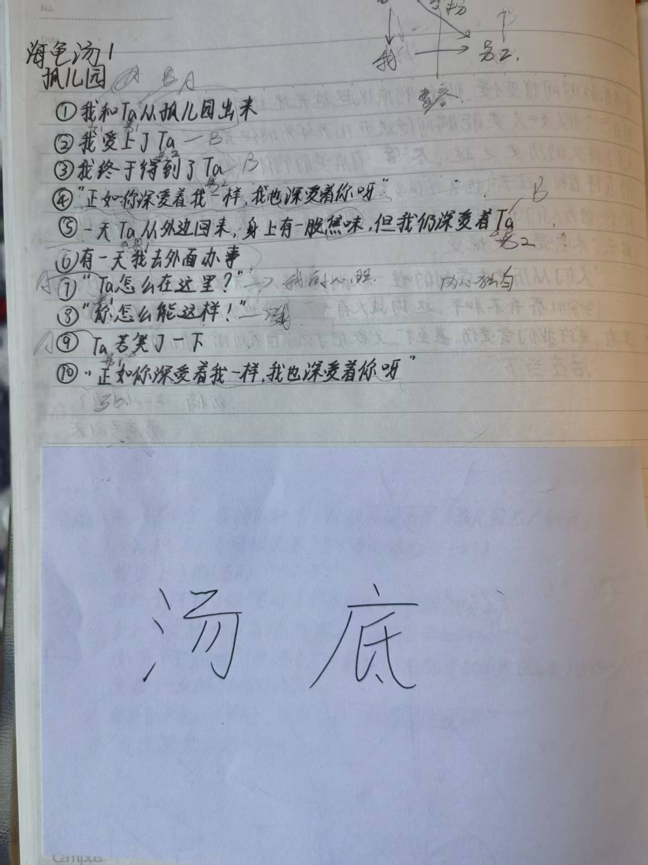 原始笔记页