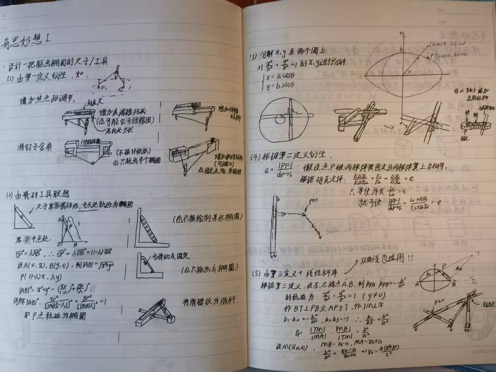 原始笔记页
